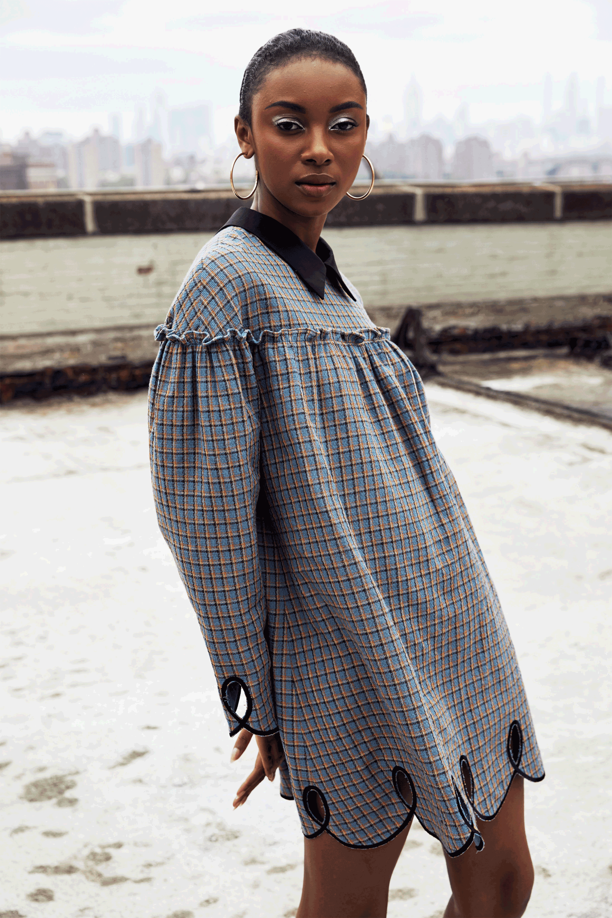 新品 ヌキテパ C.VOILE FULL EMB SHIRTS DRESS Unveil Your Style With The Miracle Scalloped Dress | Nish Niche