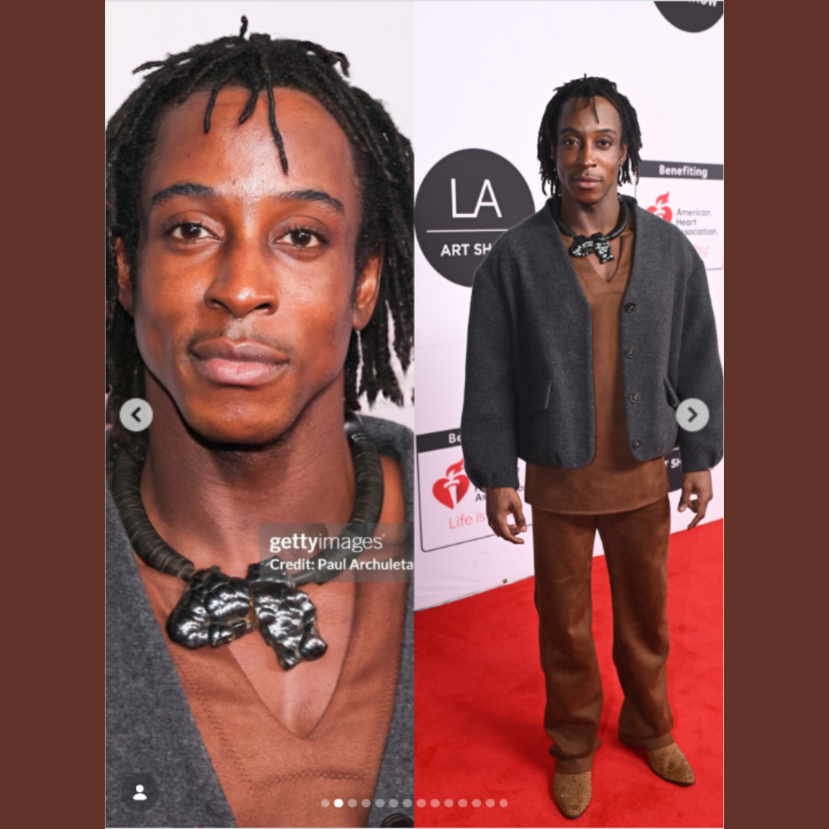 Shaka Smith in Nish Niche Gray Amari Jacket from Aerial
