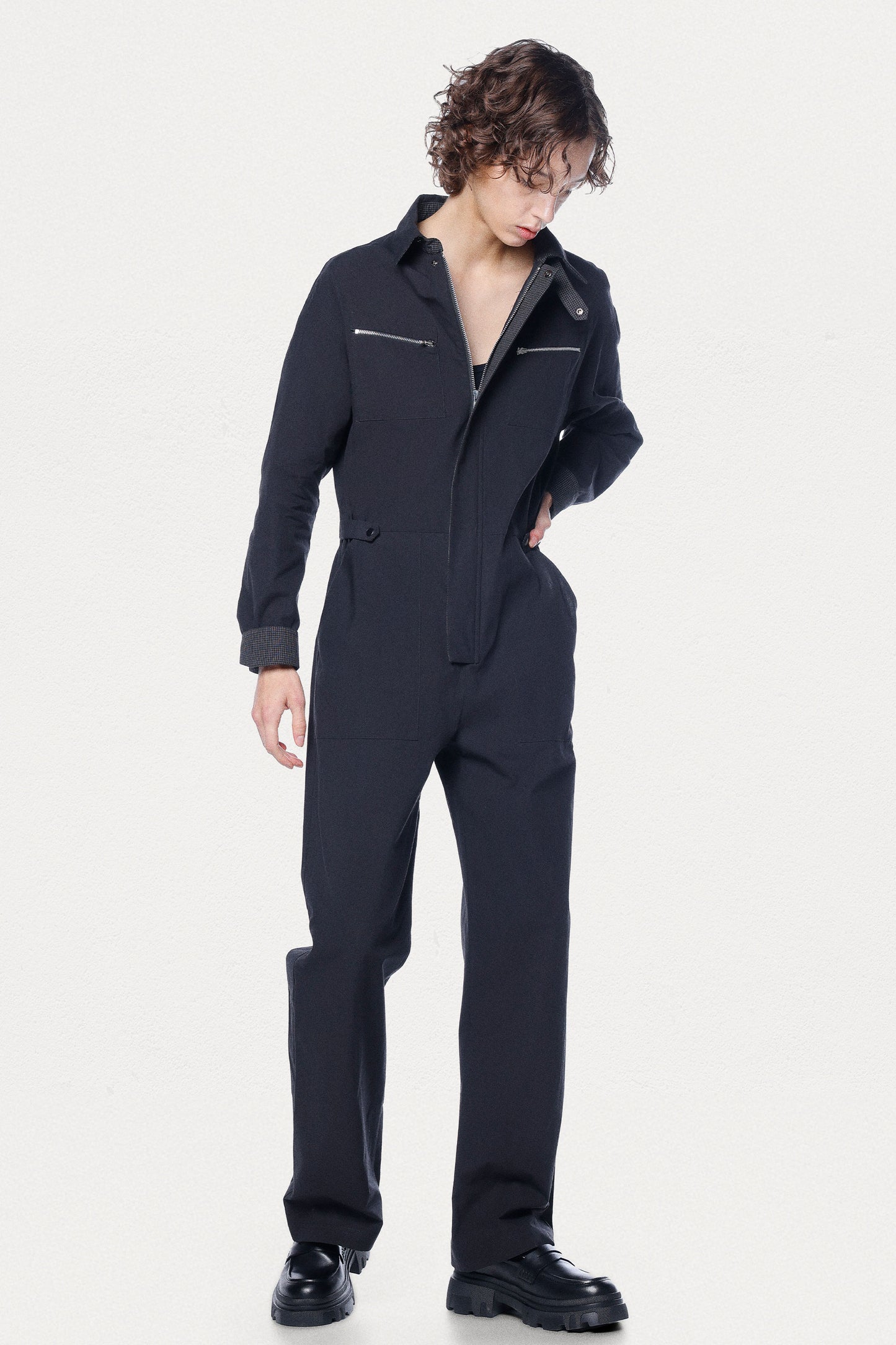 
                  
                    Black Aviator Jumpsuit
                  
                