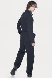 Black Aviator Jumpsuit