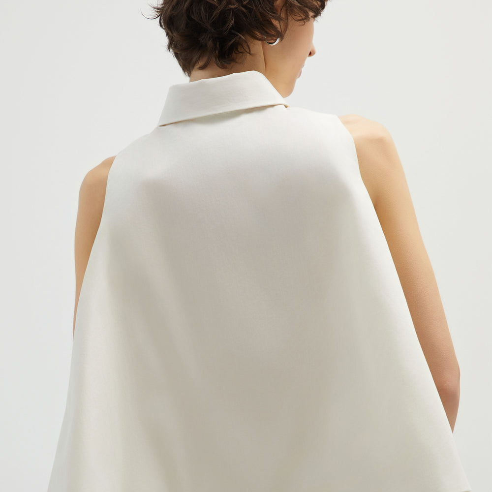 
                  
                    Bloom Sleeveless Cream Top
                  
                