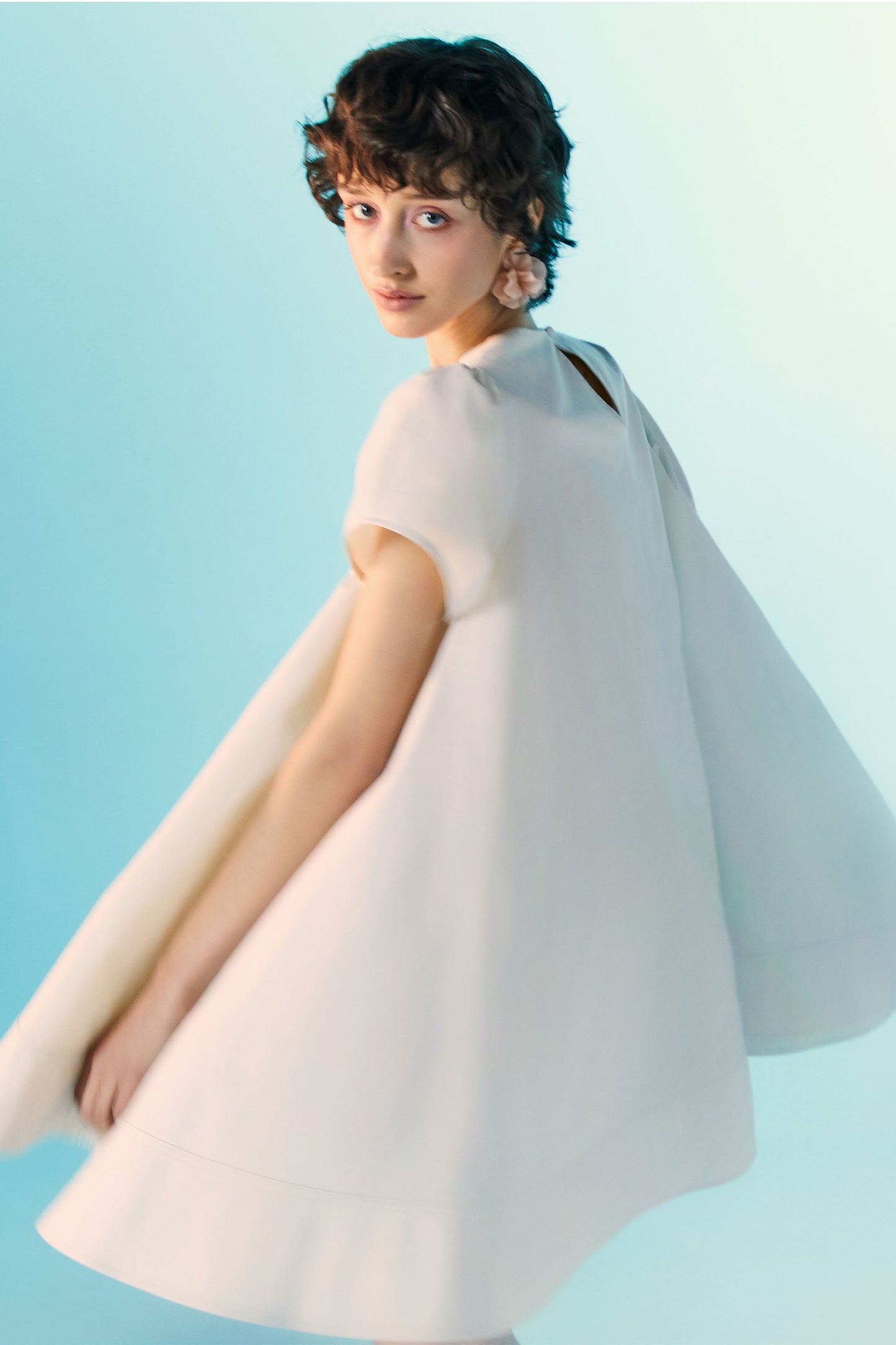 
                  
                    Blossom Cream Mini  Dress
                  
                