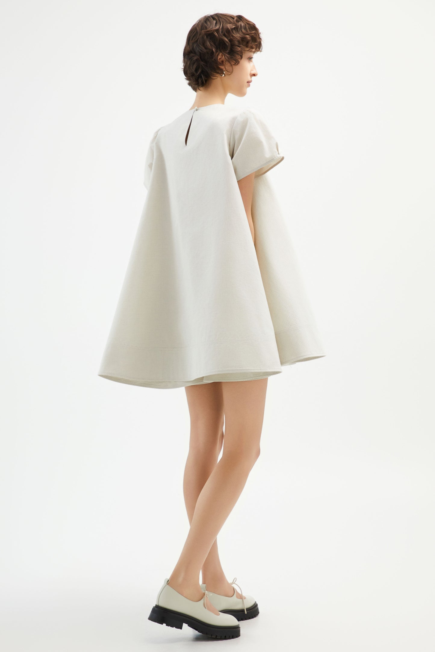 
                  
                    Blossom Grid Mini Dress
                  
                