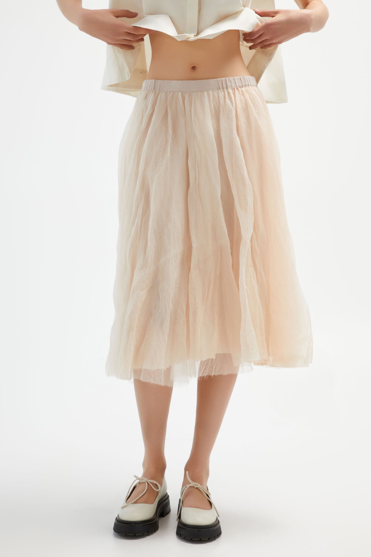 
                  
                    Botanical Silk Skirt
                  
                