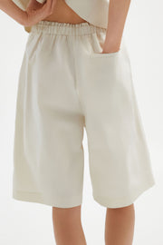 Dune Cream Shorts