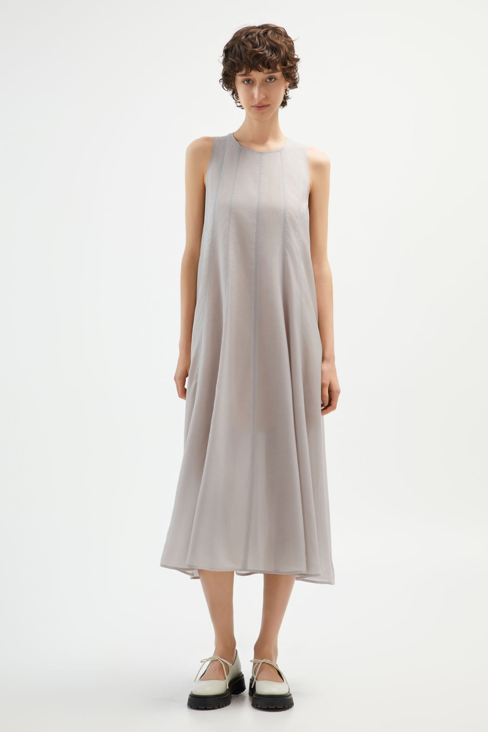 Earth Gray Maxi Dress