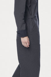 Grid Aviator Jumpsuit
