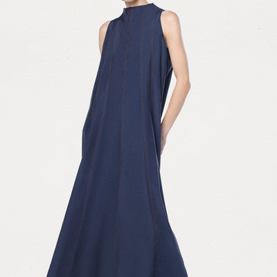 Navy Earth Maxi Dress