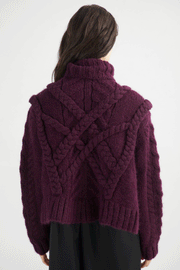 Plum Knit Sweater