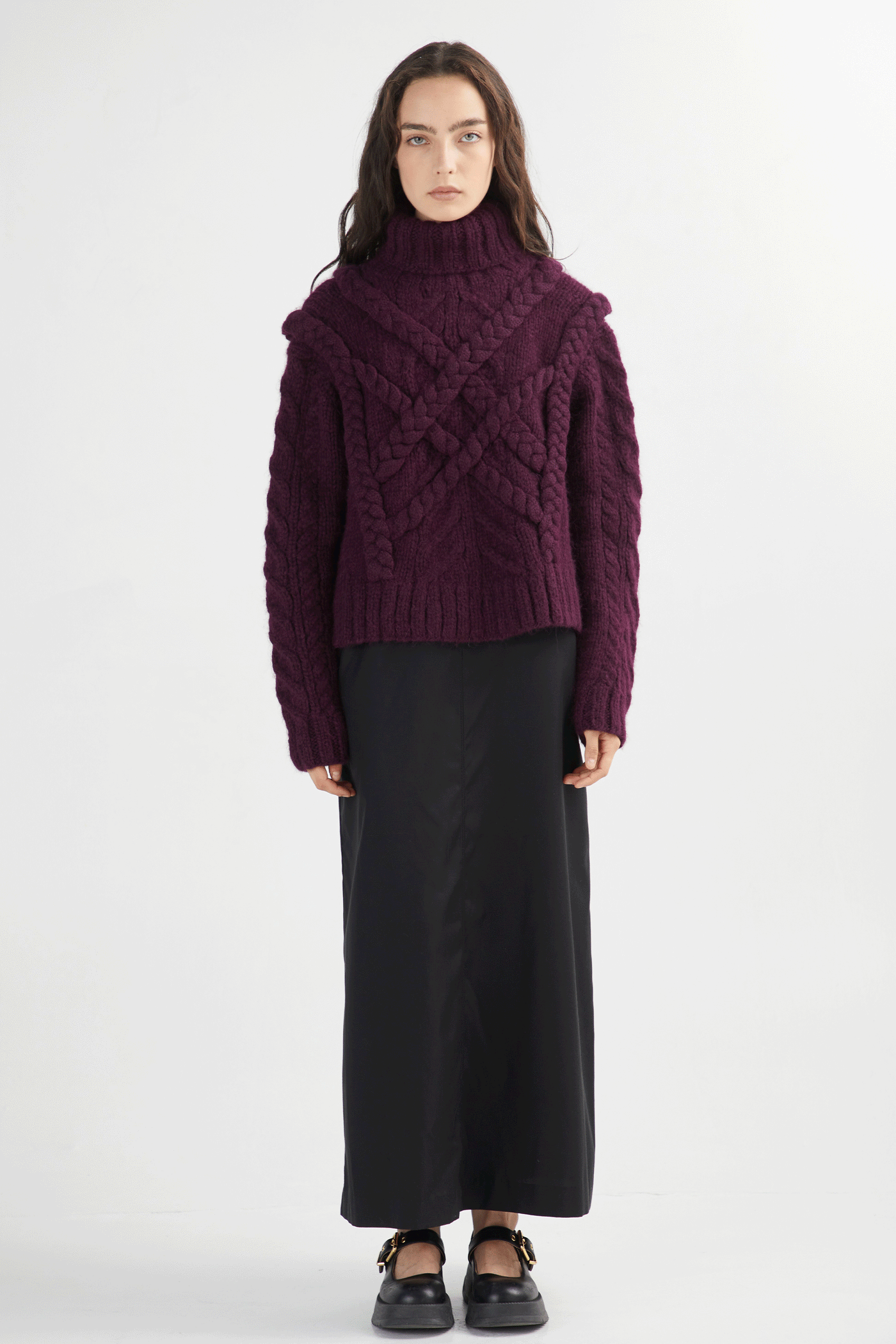 Plum Knit Sweater