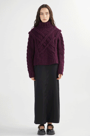 Plum Knit Sweater