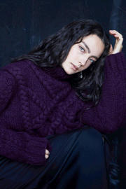 Plum Knit Sweater