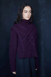 Plum Knit Sweater