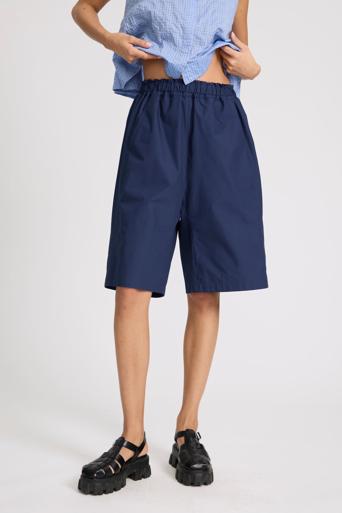 Navy Dune Shorts