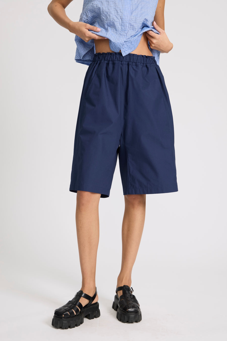 Navy Dune Shorts