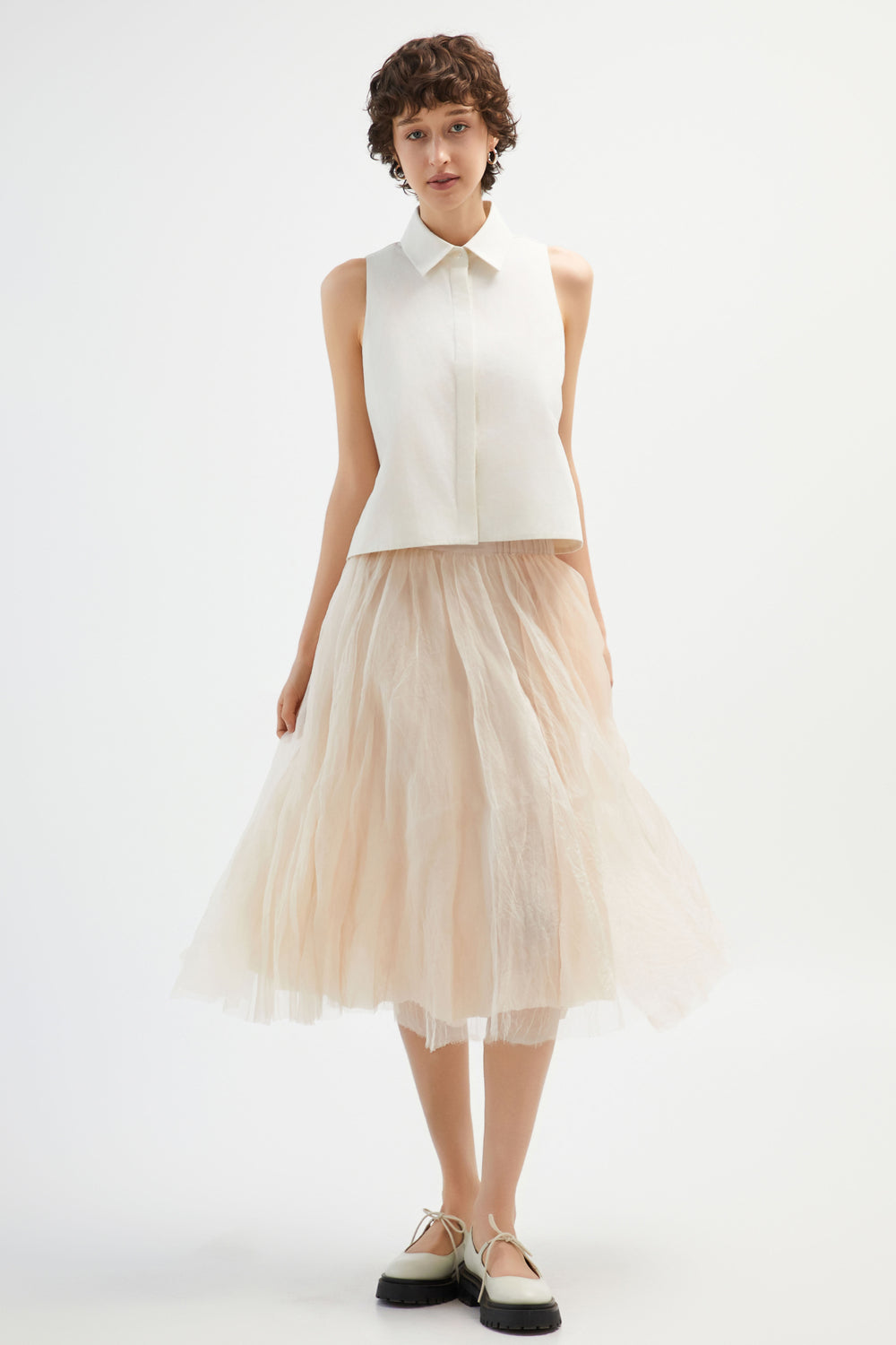 Botanical Silk Skirt