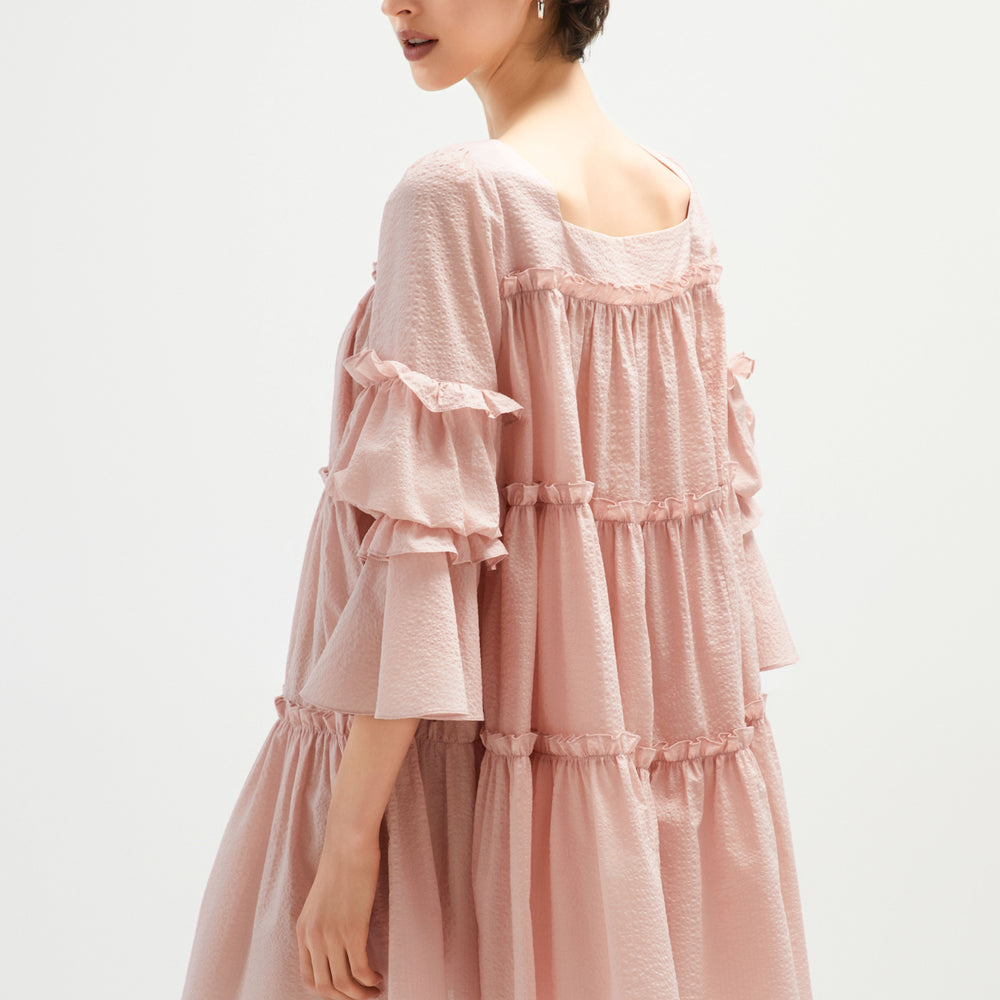 
                  
                    Splash Pink Mini Dress
                  
                
