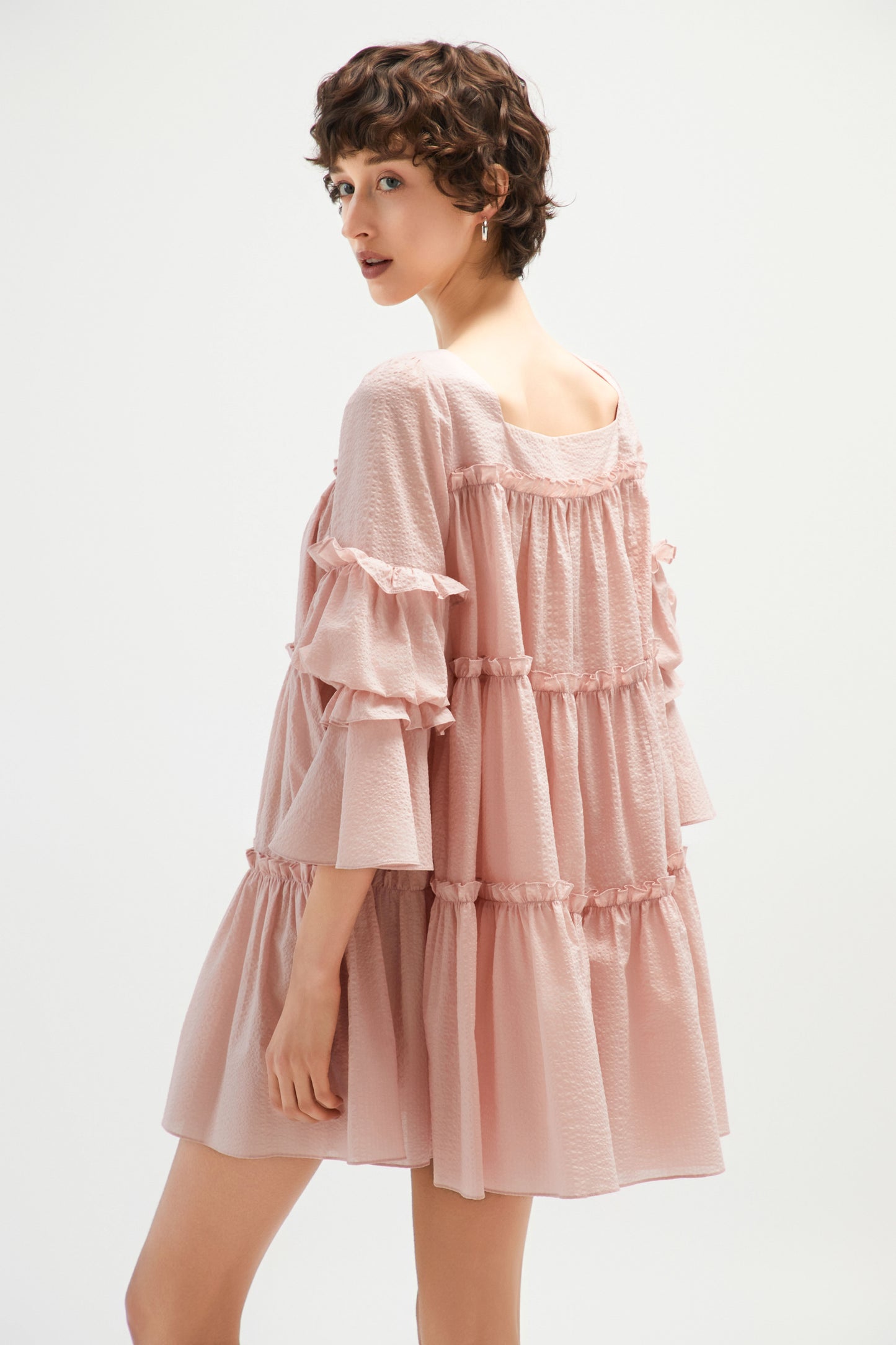 
                  
                    Splash Pink Mini Dress
                  
                