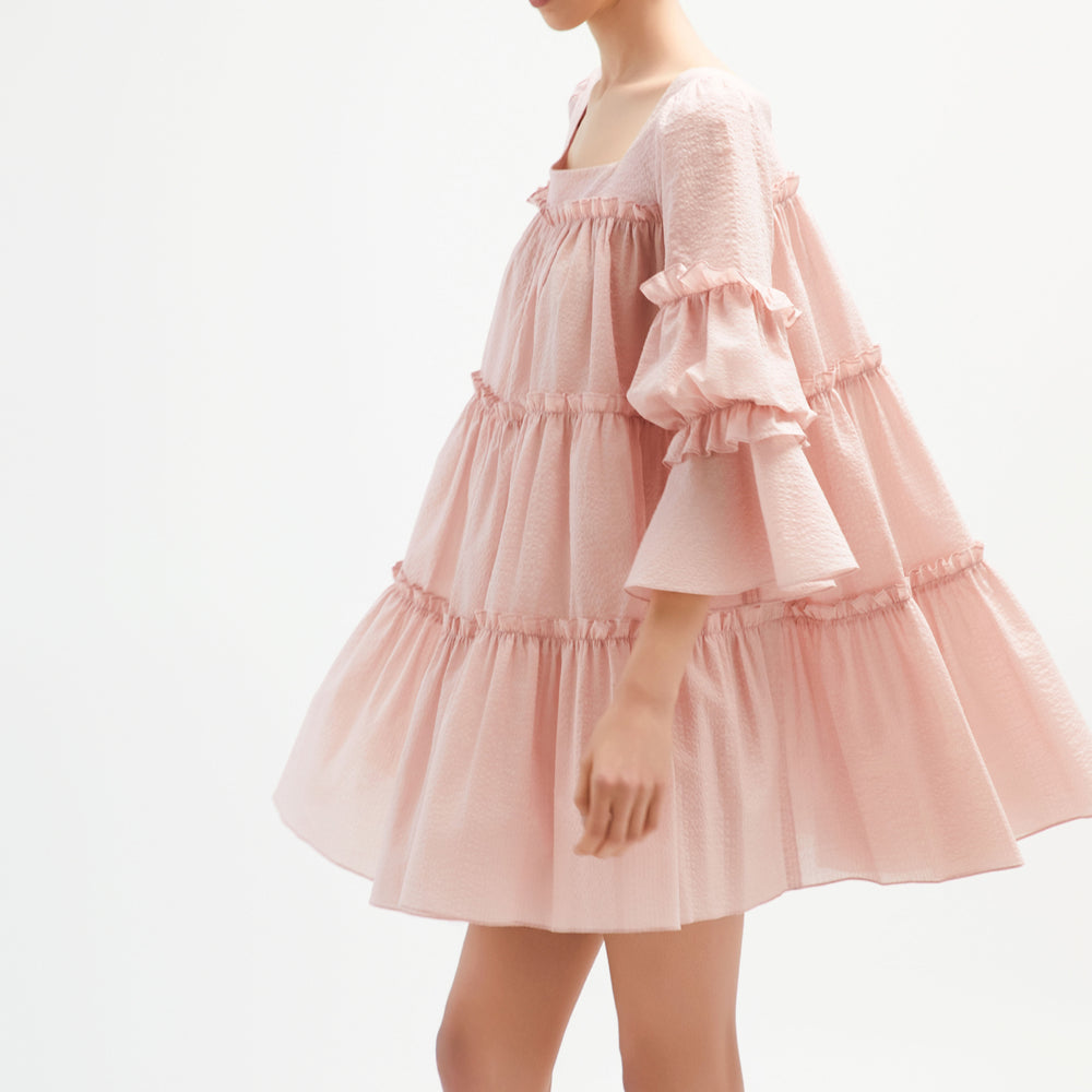 
                  
                    Splash Pink Mini Dress
                  
                