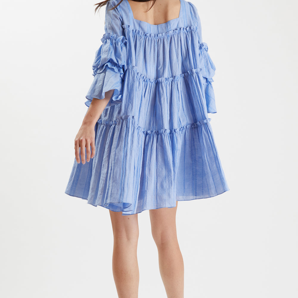 
                  
                    Blue Splash Mini Dress
                  
                
