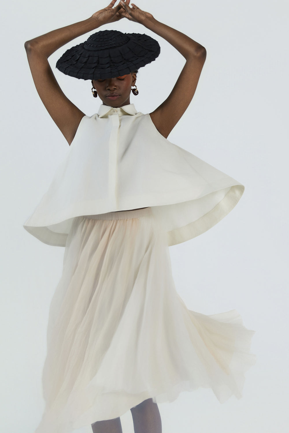 Botanical Silk Skirt