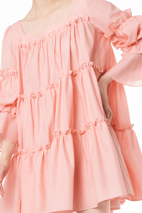 Soft Pink Splash Dress