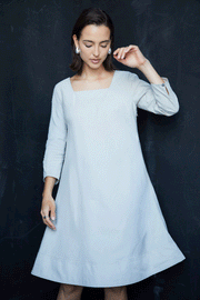 Sage Midi Fern Dress