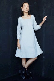 Sage Midi Fern Dress