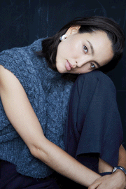 Black Draped Pant