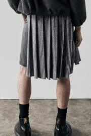 Long Kilt Skirt with Shorts