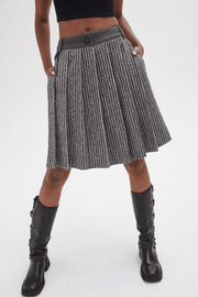 Long Kilt Skirt with Shorts