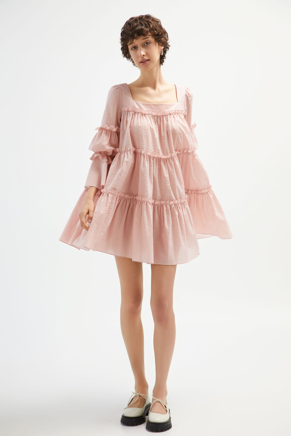 Splash Pink Mini Dress